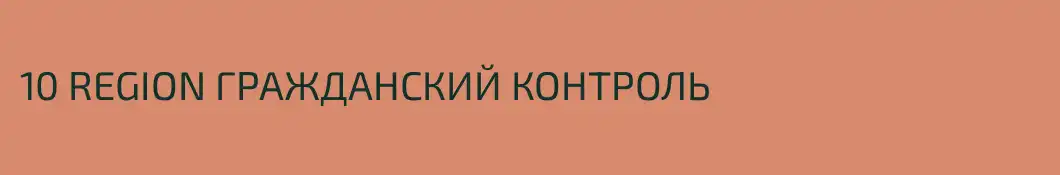 10 REGION ГРАЖДАНСКИЙ КОНТРОЛЬ